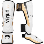 Защита ног Venum Elite Evo White/Gold