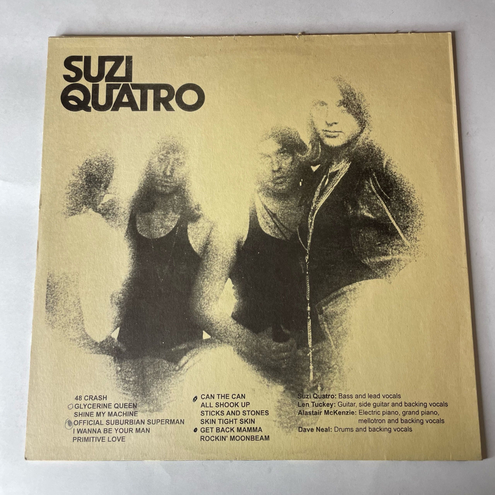Винтажная виниловая пластинка LP Suzi Quatro 48 Crash (Россия 1994)
