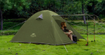 Палатка Naturehike P-Series 4-местная, алюминиевый каркас