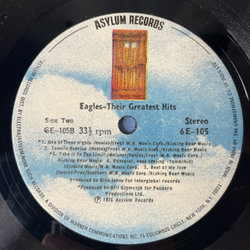 Винтажная виниловая пластинка LP Eagles Their Greatest Hits 1971 1975 (Индия 1976)