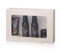 Mizon Набор миниатюр «муцин улитки» - Snail miniature set, 4предмета