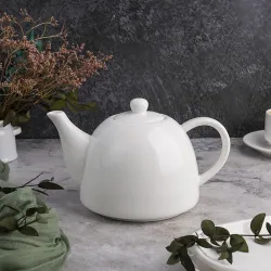 Чайник 1200 мл d 14 см h13,5 см белый фарфор P.L. Proff Cuisine [1]