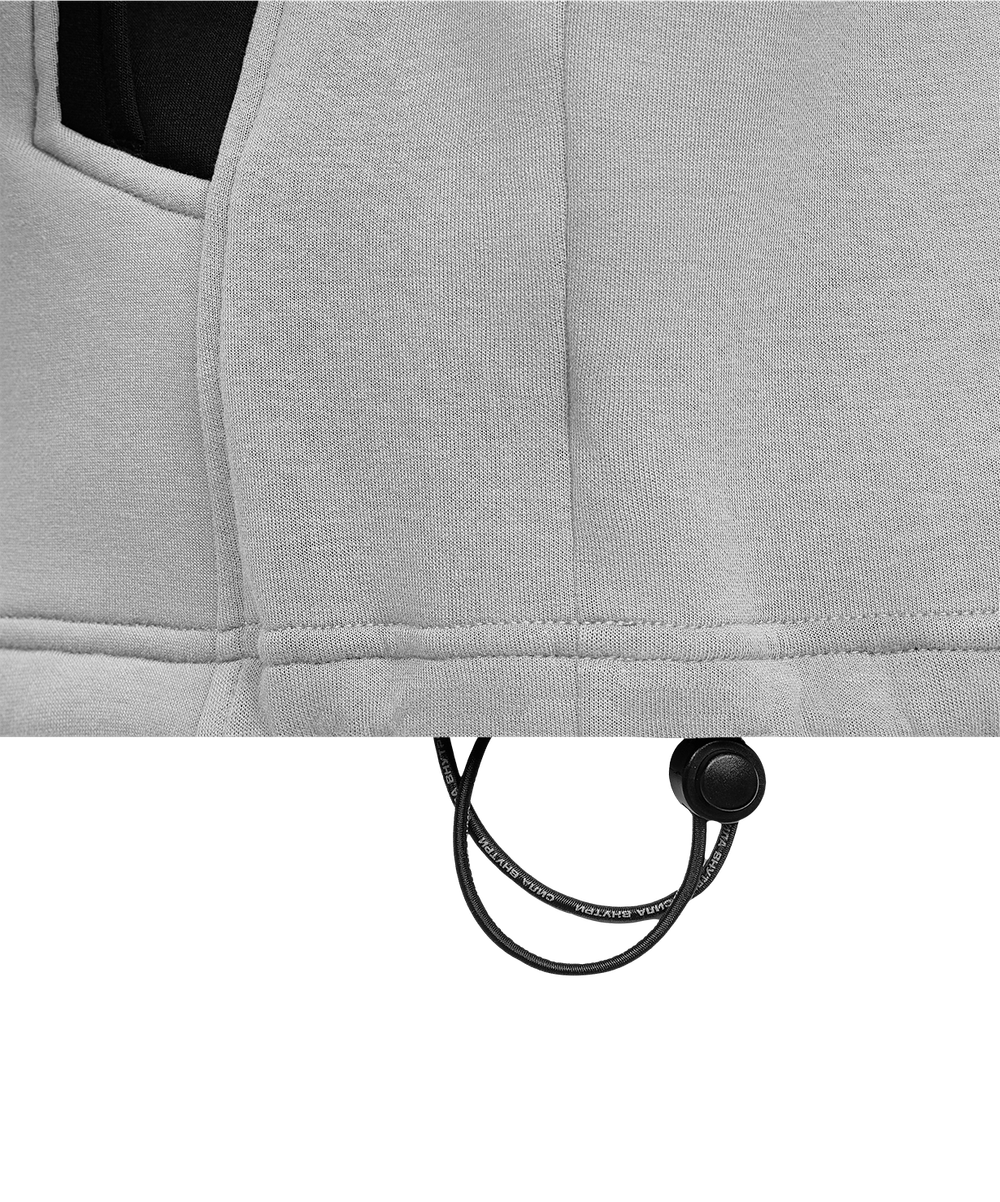 Свитшот на молнии 1/4 JOGEL Power Inside Sweatshirt W Relaxed Fit, серый