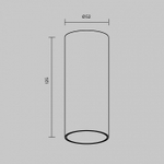 Накладной светильник Maytoni Technical FOCUS LED C056CL-L12W2.7K-W-BS
