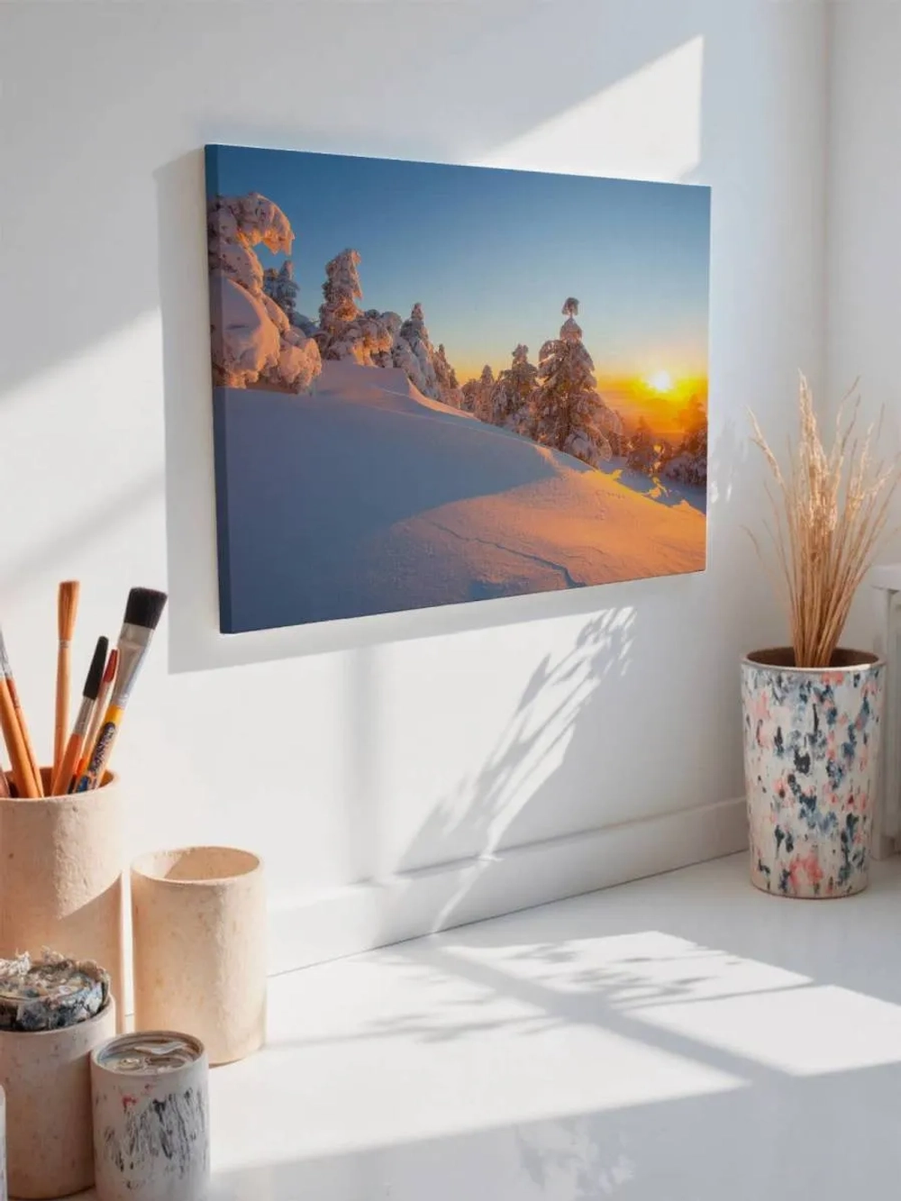 Картина на стену 40 X 50 Зимний пейзаж