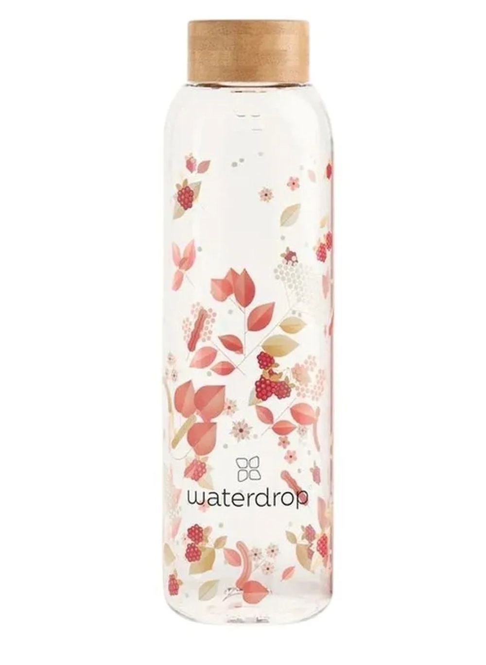 Теннисная бутылка Waterdrop Glass Bottle (600ml) - flair