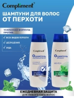 Compliment Шампунь и Бальзам для волос Основной Уход 2в1 от перхоти 400мл