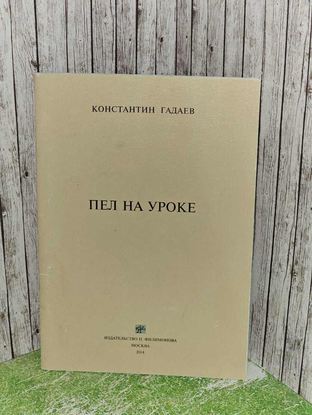 Константин Гадаев. Пел на уроке