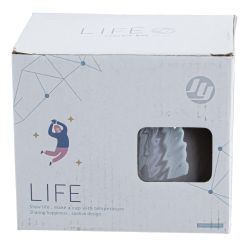 GAEM Кружка с крышкой и ложкой, 350 мл, L12,5 W9,5 H9 см
