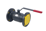 Кран шаровой стальной RJIP Standard FF фланцевый с рукояткой стандартнопроходной, Тмакс. =  150 °С, Ридан, Россия