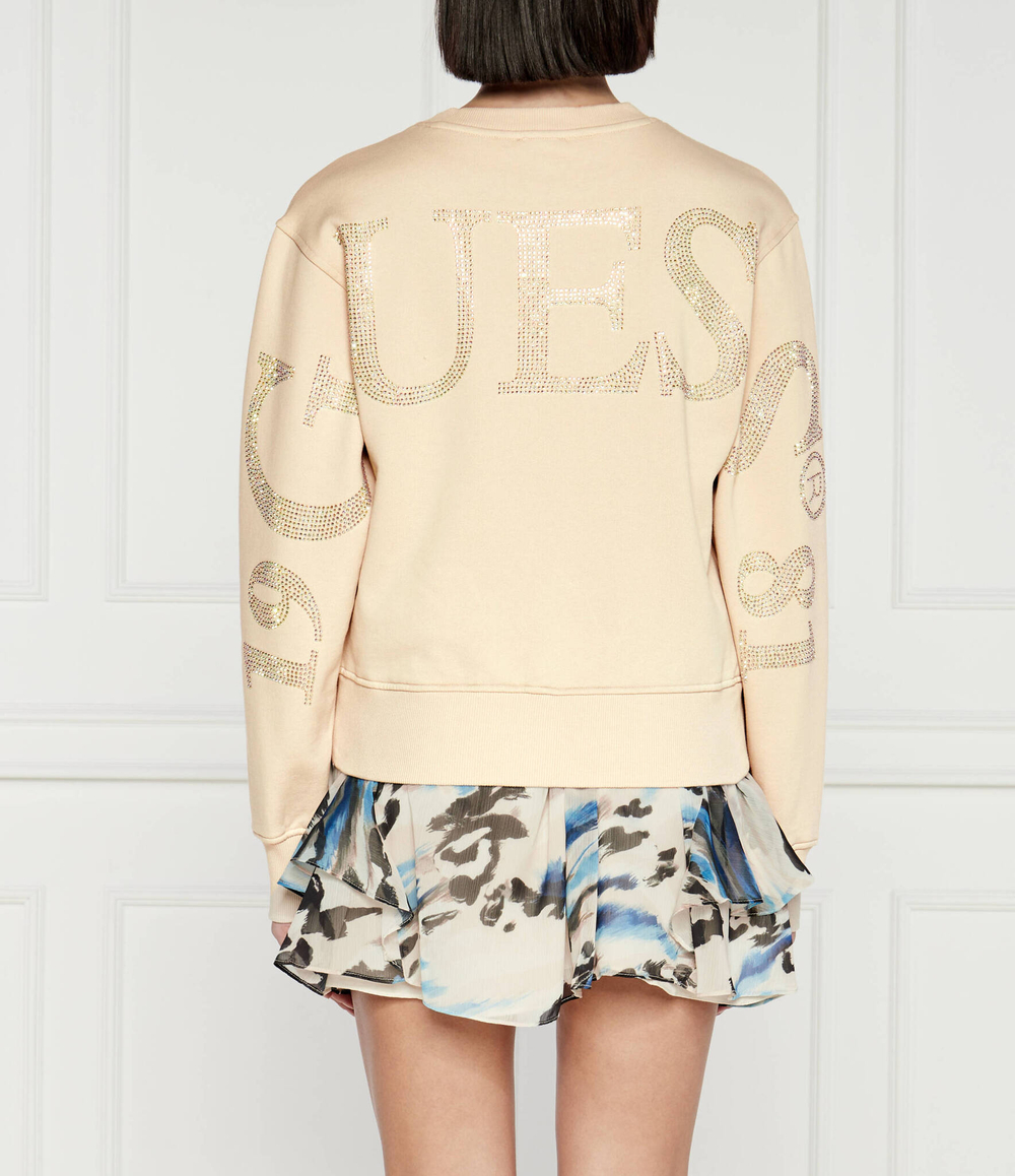 Худи GUESS - бежевый(W4YQ17 KC8I0)