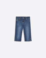 Женские джинсы капри из хлопка с эластаном - BERSHKA