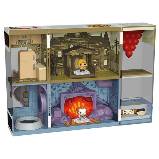 Набор Funko Bitty POP! Bitty Box Movies IT — Pennywise's Lair + 2 Bitty POP! Pennywise, Georgie Denbrough (№85535)