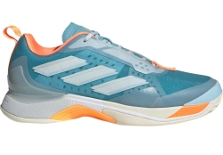 Женские теннисные кроссовки Adidas Avacourt - preloved blue/footwear white/screaming orange