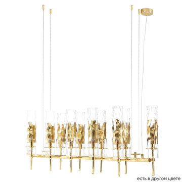 Подвесная люстра G9 Primavera SP10 Gold золото Crystal Lux