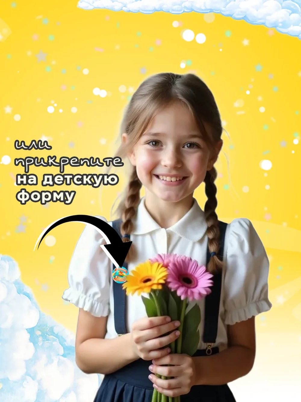 Значок Выпускник начальной школы 10 штук