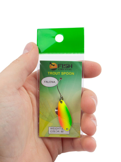 Блесна Fish Crystal FALENA 30 мм 3г на форель цвет 90