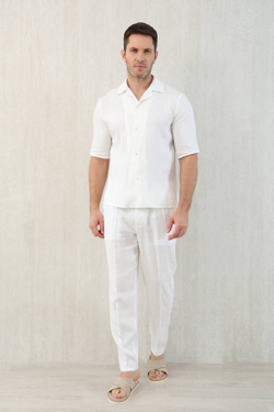 Льняной костюм Brunello Cucinelli