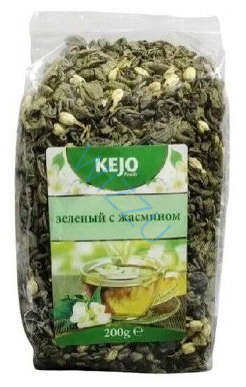 Чай KEJO foods в мягкой упаковке зеленый с жасмином 200г