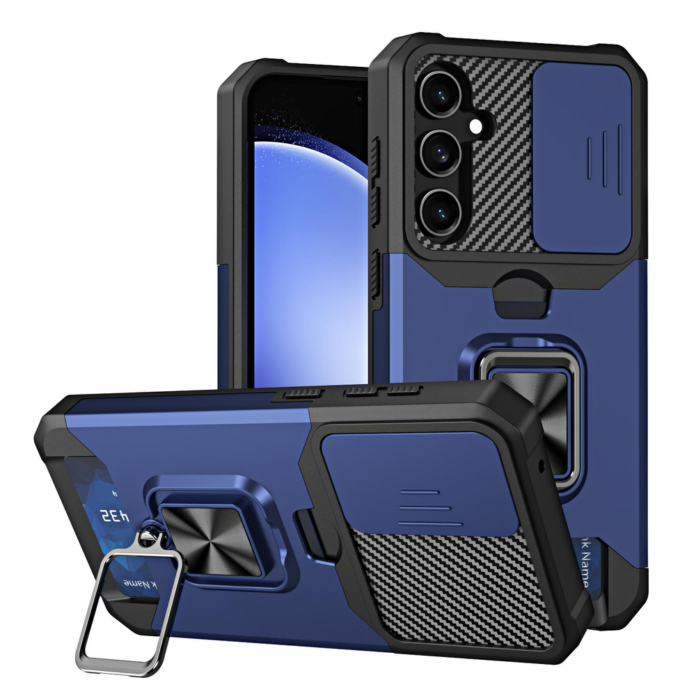 Противоударный чехол Сard Reader Case для Samsung Galaxy S24 FE