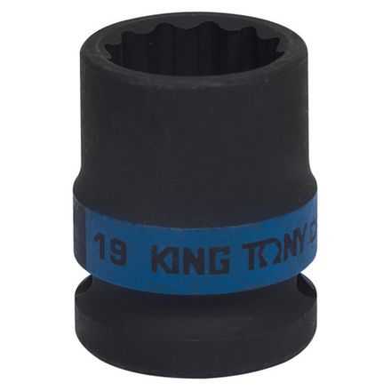 Цена на KING TONY (453019M) Головка торцевая ударная двенадцатигранная 1/2", 19 мм