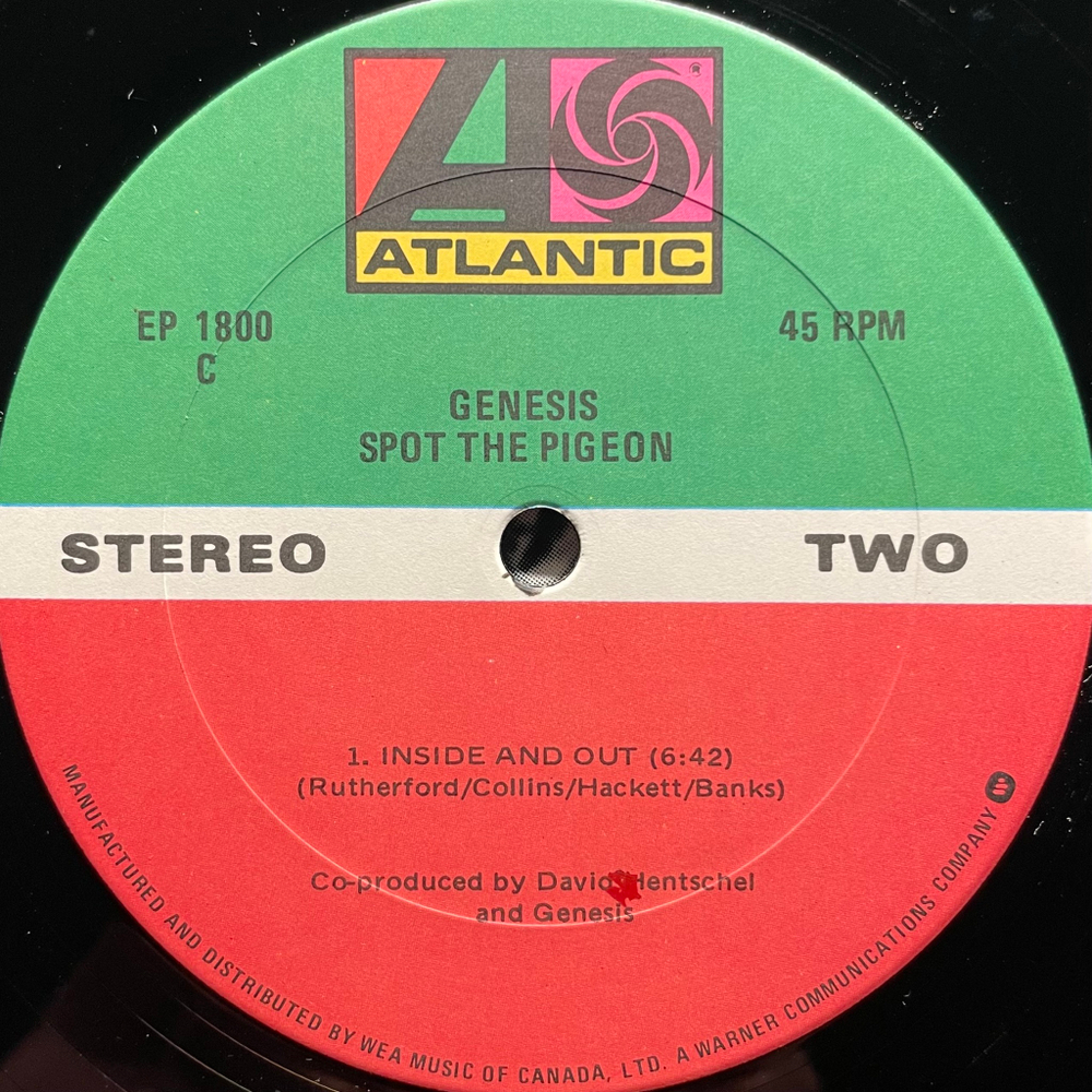 Genesis ‎– Spot The Pigeon (Канада 1978г.) EP