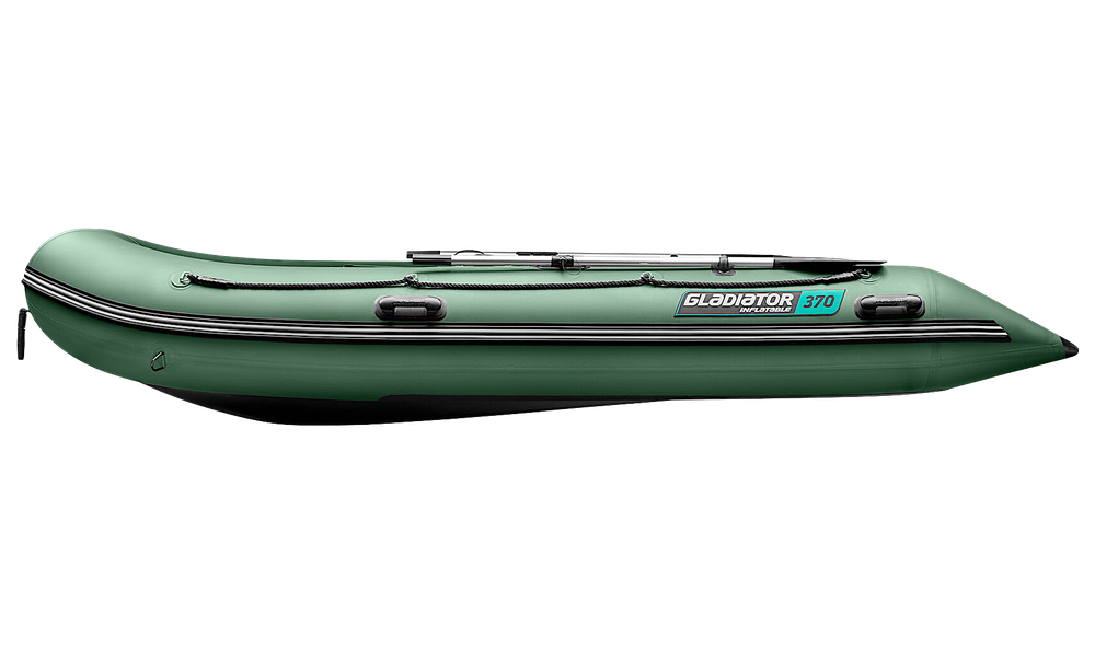 Лодка ПВХ Gladiator Light B370AL с алюминиевым полом -