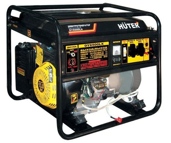 Бензиновый генератор HUTER DY6500LX