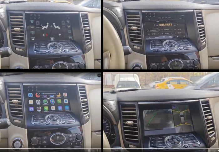 Магнитола для Infiniti QX70, FX35 (S51), FX37, FX30d, FX50 2008-2016 (Поддержка Bose и 360) - Kuberg QLed, Android 13, Быстрейшая, CarPlay, SIM-слот