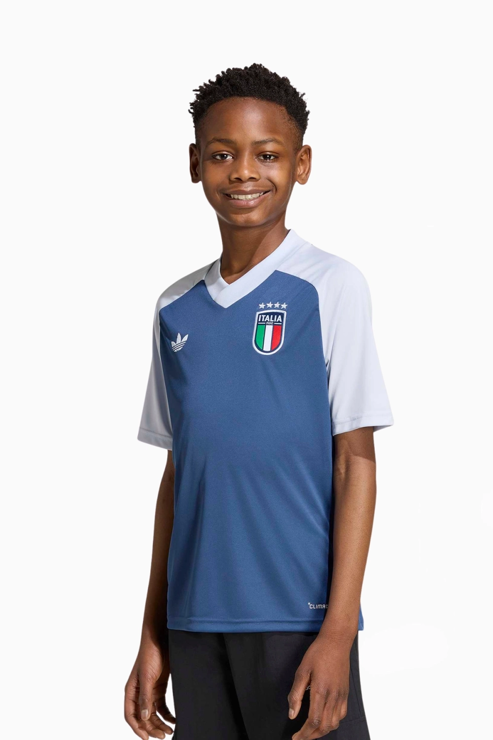 Футболка adidas Originals Италия 2026 Pre-Match Junior - синий