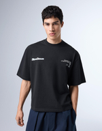 Мужская футболка boxy fit с надписью в уличном стиле - BERSHKA
