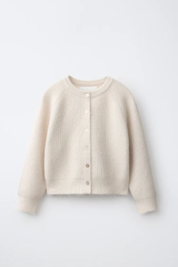 ZARA КАРДИГАН, ЭКРЮ