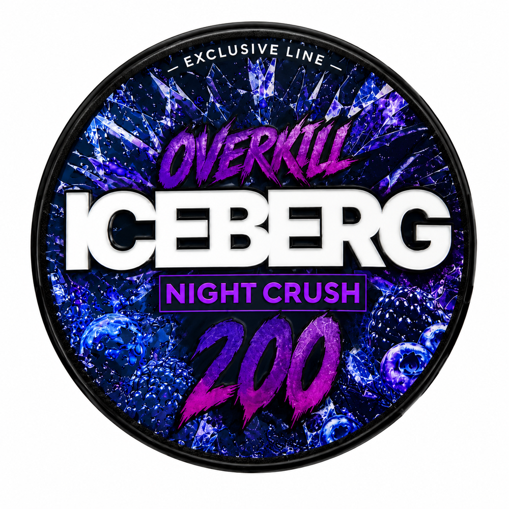 ICEBERG OVERKILL 200МГ - ГОЛУБИКА