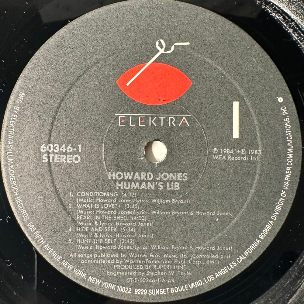 Howard Jones – Human's Lib (США 1984г.)