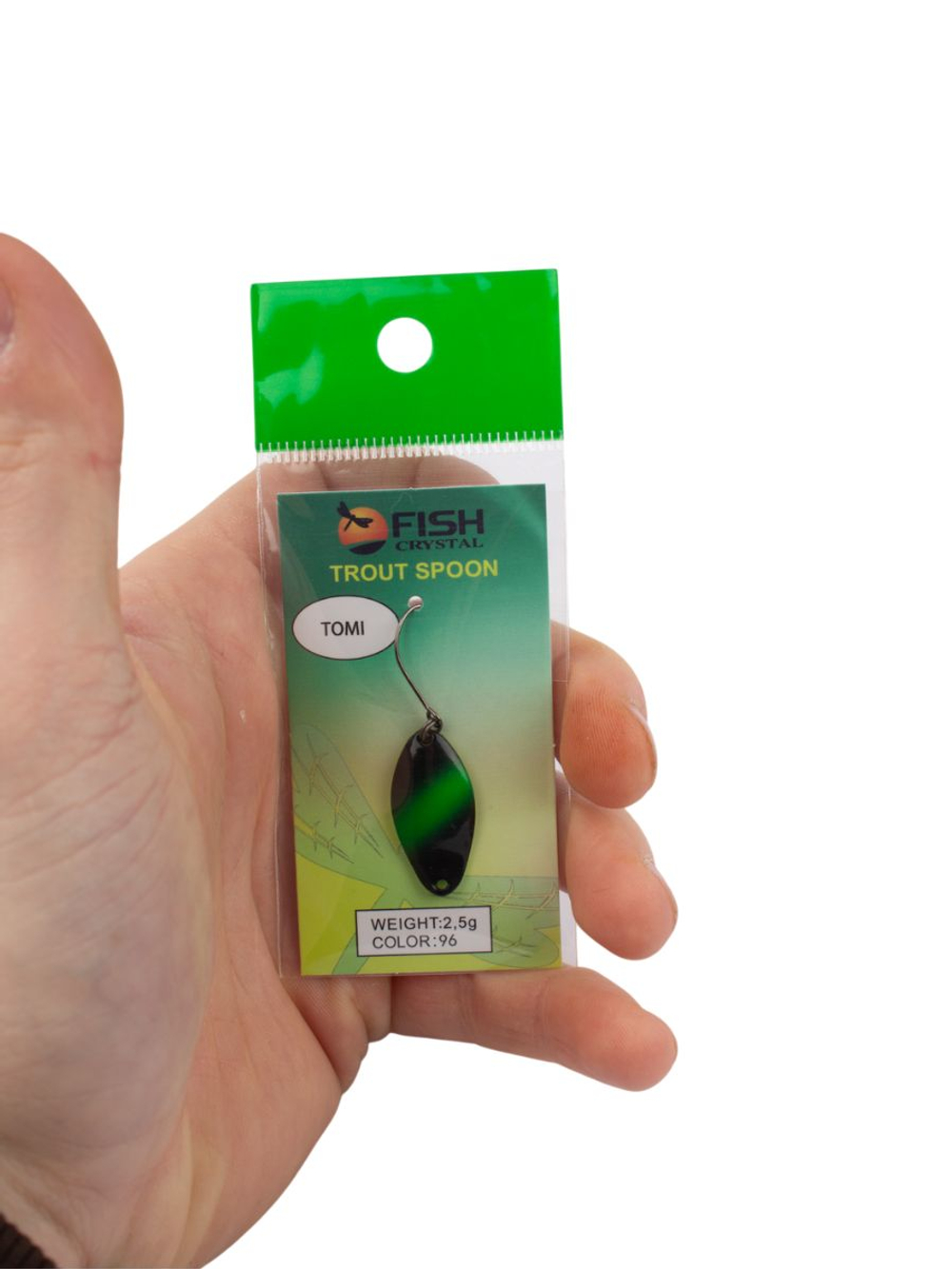 Блесна Fish Crystal TOMI 24 мм 2.5 г на форель цвет 96