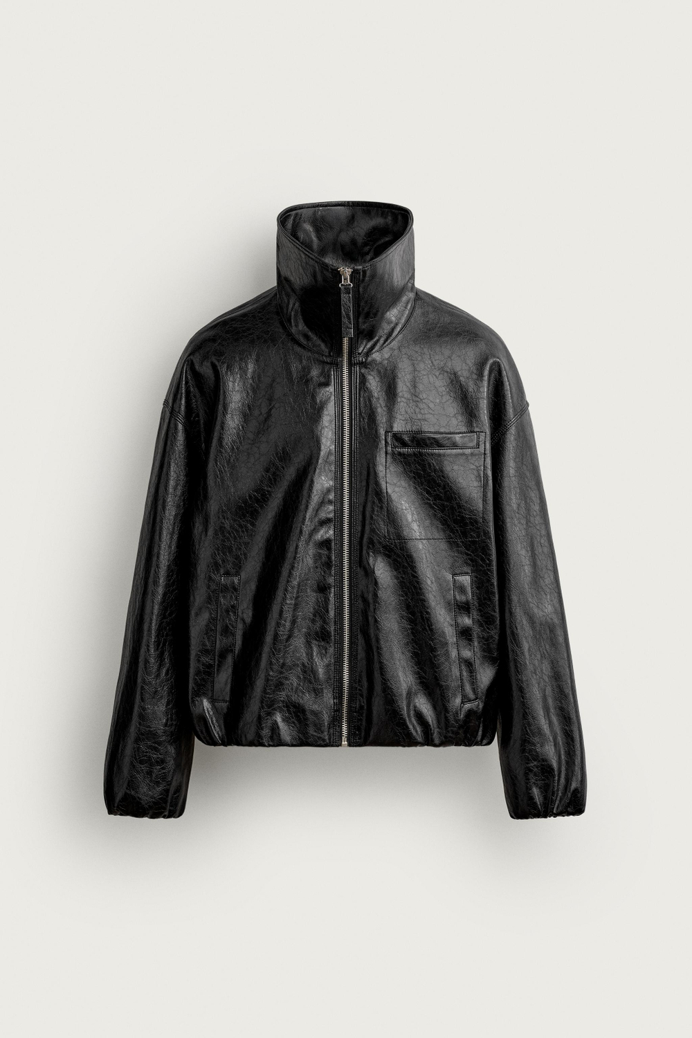 УКОРОЧЕННАЯ КУРТКА ИЗ ИСКУССТВЕННОЙ КОЖИ — ZARA · 3286/310