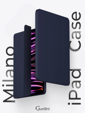 Чехол книжка для iPad Pro 11" (2,3,4 gen) Gurdini Milano Series Midnight Blue