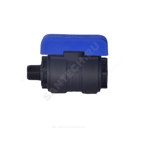 Кран шаровой компрессионный Ду 46 2"x1 1/2" НР/ВР Ру16 VALFEX 1210012200112