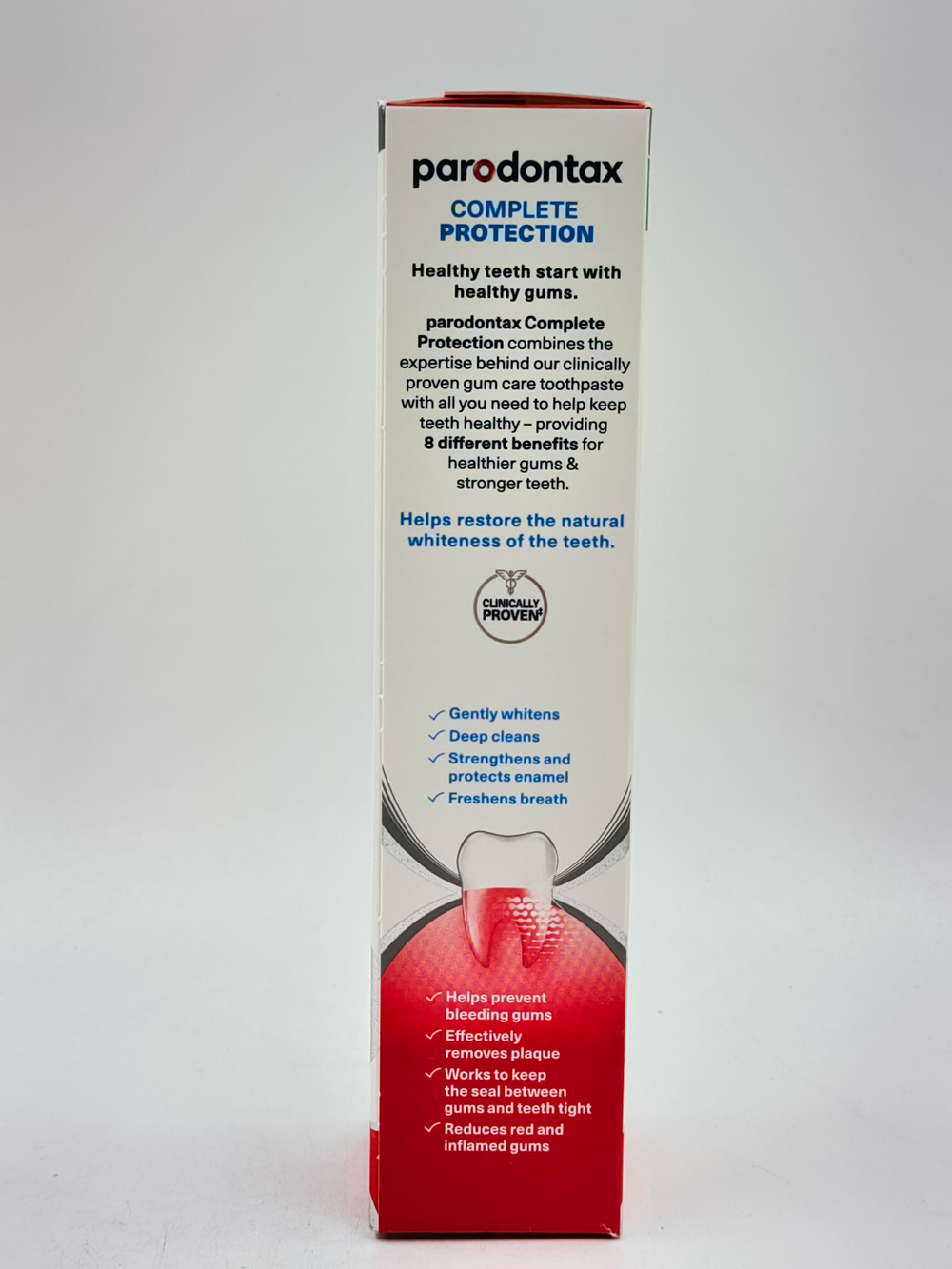 Зубная паста Parodontax отбеливающая с фтором Complete Protection Whitening, 75 мл