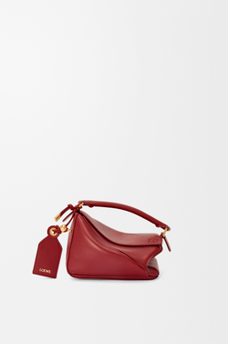 Loewe Сумка-мини Puzzle Featherlight из овечьей кожи наппа, красный