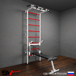 бШведская стенка Sv Pro 804 (Турник Pro/Брусья/стойка/Скамья)