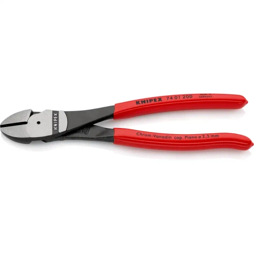 Кусачки боковые особой мощности черненые 200 мм Knipex 74 01 200