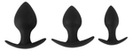 Набор анальных пробок Anal Trainer Set (Цвет: черный)