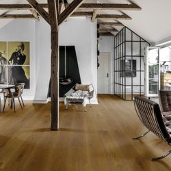 Паркетная доска Kahrs Дуб Янтарь Матовый Лак (OAK NOUVEAU RICH)