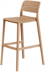 Стул пластиковый барный Nardi Cassia Stool, капучино