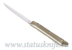 Нож Microtech Kitchen Steak OD Green Serratedфотография - 7