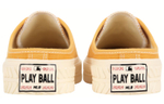 MLB Play Ball Los Angeles Dodgers Slip Resistant Low top Canvas Shoes Unisex Orange Yellow