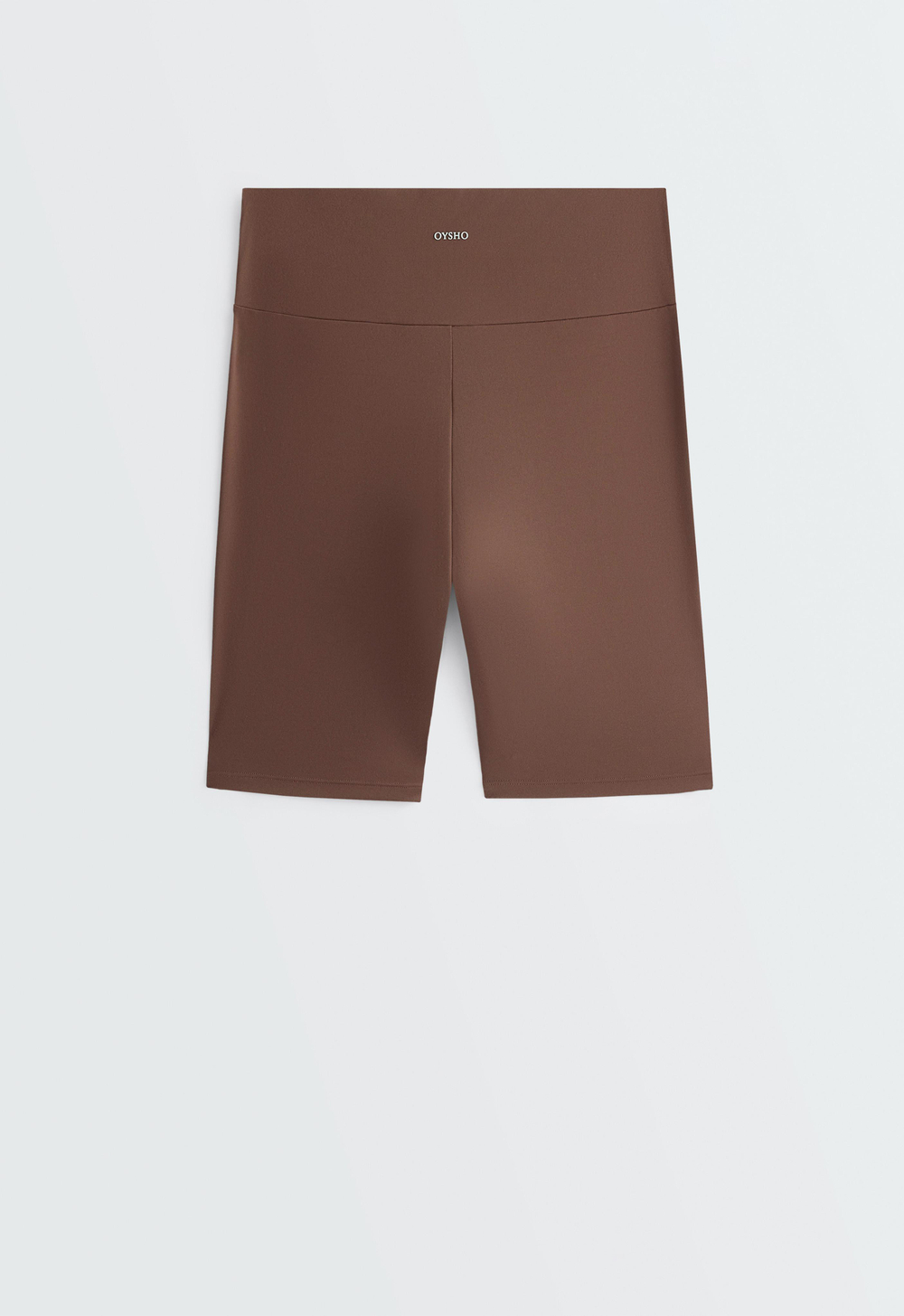 OYSHO Легинсы-велосипедки Comfortlux с высокой посадкой длиной 20 см, цвет какао