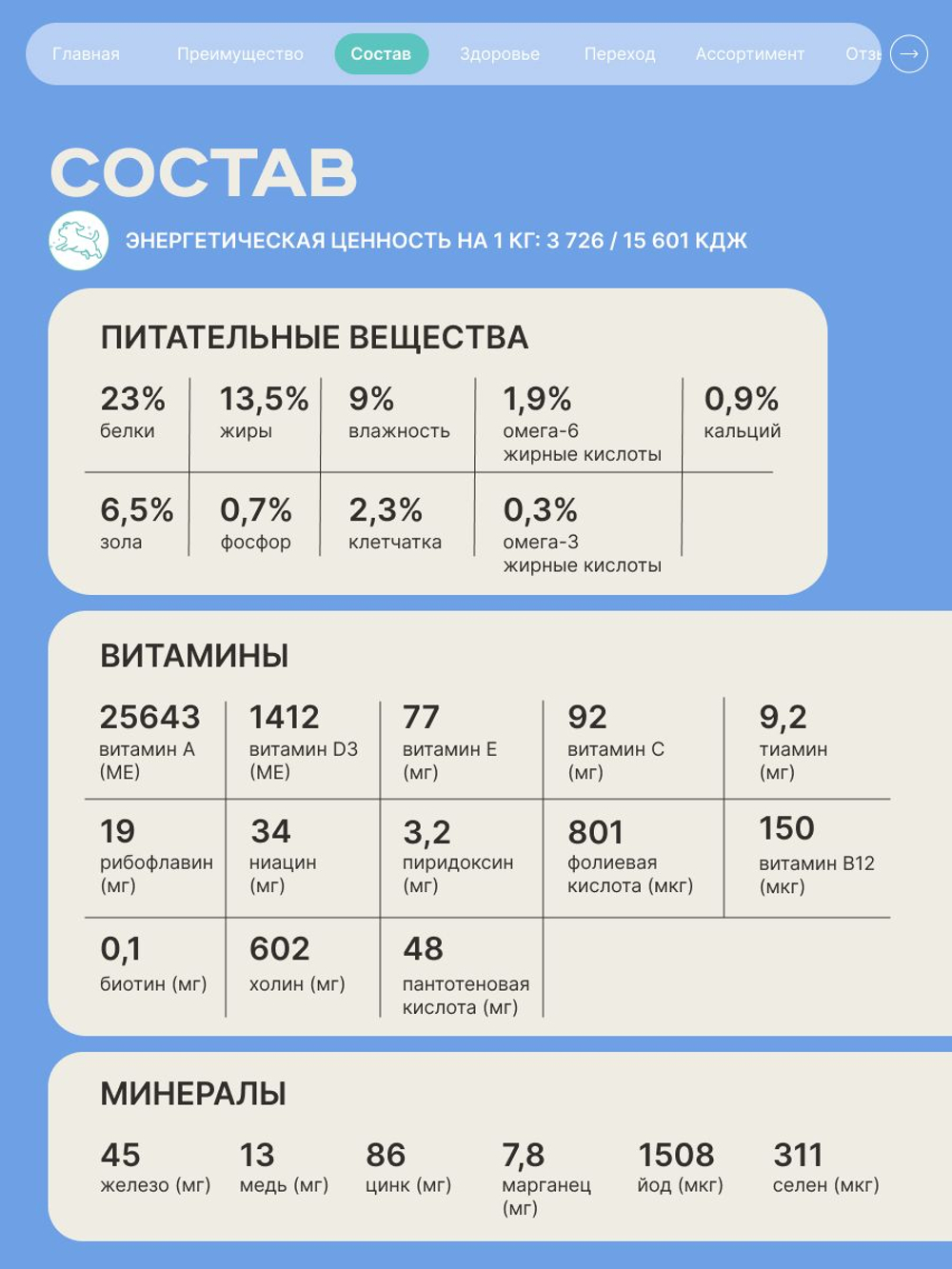 Корм для взрослых собак породы Австралийская овчарка, с кроликом, 3 кг, QUATTRO