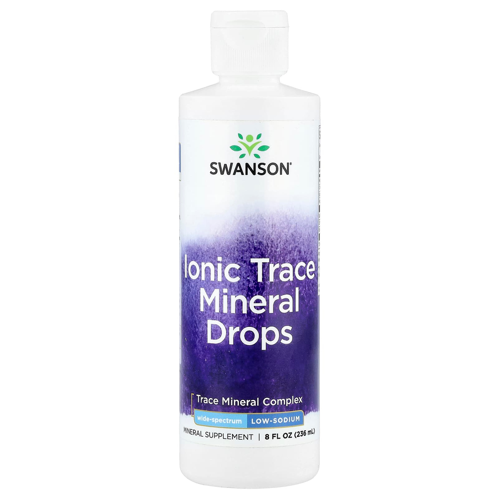 Swanson Vitamins, ионные микроэлементы, капли, 236 мл (8 жидк. унций)
